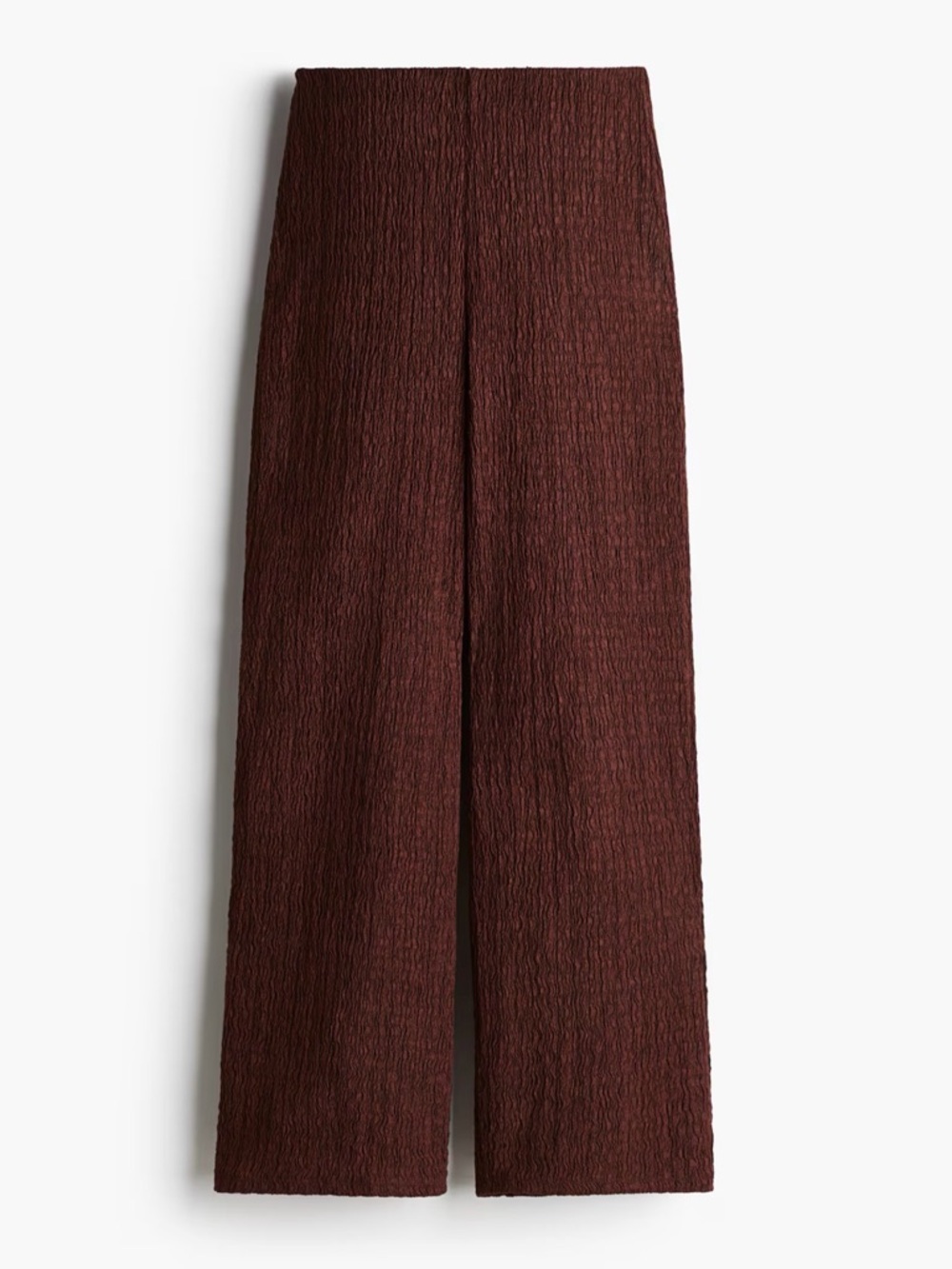 H&M Brown Textured Co-Ord Set Wide Leg Pants Sleeveless Top XXS - Picture 14 of 16